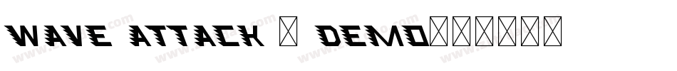 Wave Attack - Demo字体转换